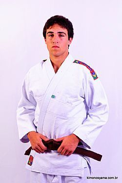 KIMONO TRAN�ADO LIGHT BRANCO INFANTIL JUD�